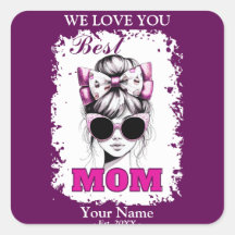 Best Mum Messy Bun Mum Mother's Day Gift