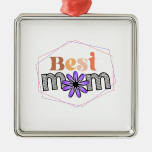 Best Mum Metal Tree Decoration