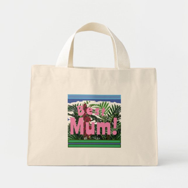Best Mum! Mini Tote Bag (Front)