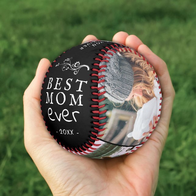 Best Mum Modern Foliage 3 Custom Photos Mother Baseball (Creator Uploaded)