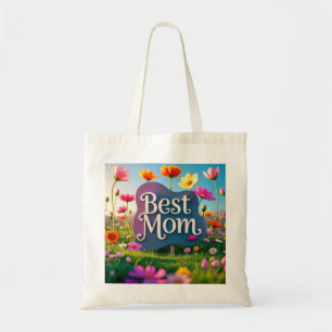 Best Mum Mother's Day Flower Garden  Tote Bag