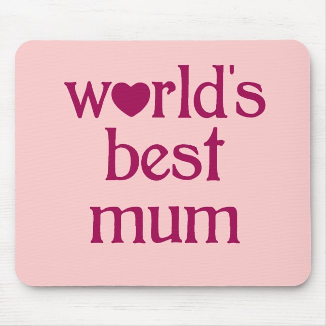 Best Mum Mouse Mat (Front)