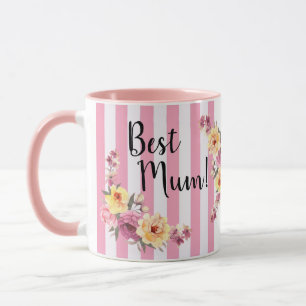 Best Mum Mug Floral