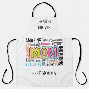 Best Mum Nurturing Inspiring Personalised Apron