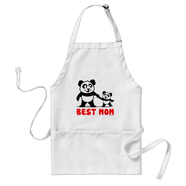 Best Mum Panda Standard Apron (Front)