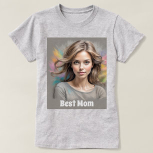 Best Mum Pastel Sketch T-Shirt