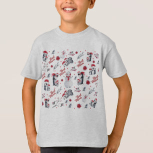 Best Mum Penguin Christmas pattern T-Shirt