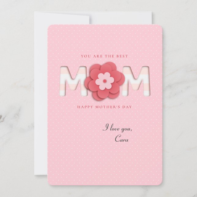 Best Mum Photo Card (Front)