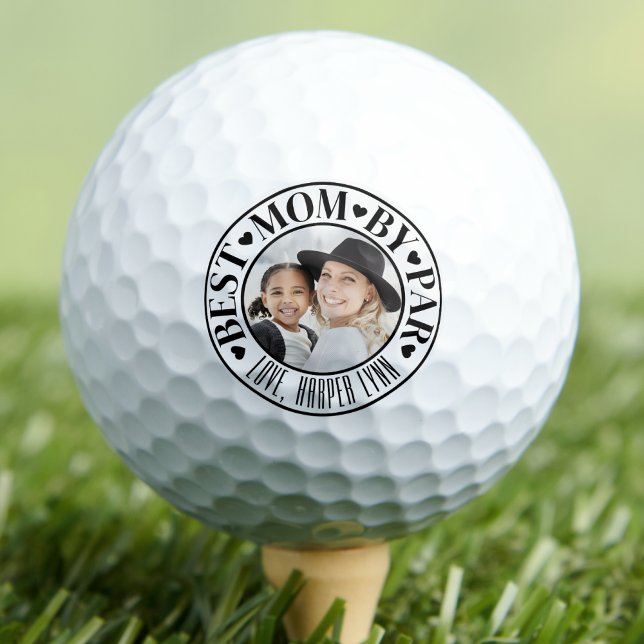 Best Mum Photo Golf Balls (Personalized Best Mom Photo Golf Balls)