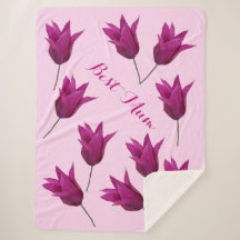 Best Mum pretty pink tulips floral happy Mother's 