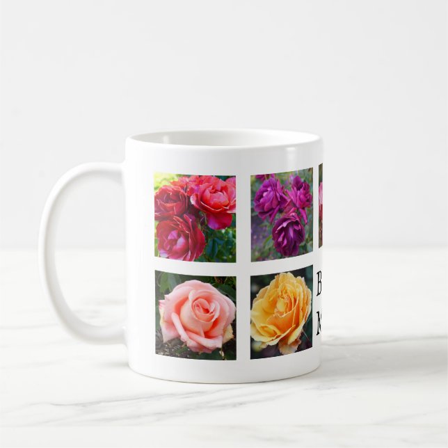 Best Mum Roses Collage #1 Mug (Left)