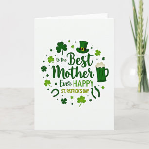 Best Mum St Patricks Day Card