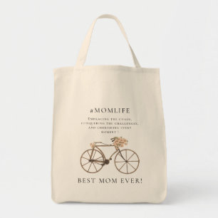 Best Mum Vintage Bike Tote Bag