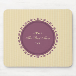 Best Mum Vintage Mother's Day Mouse Pad