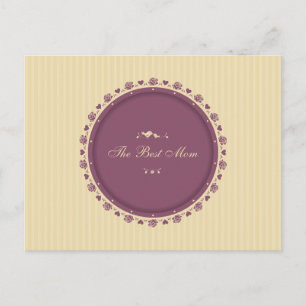 Best Mum Vintage Mother's Day   Postcard