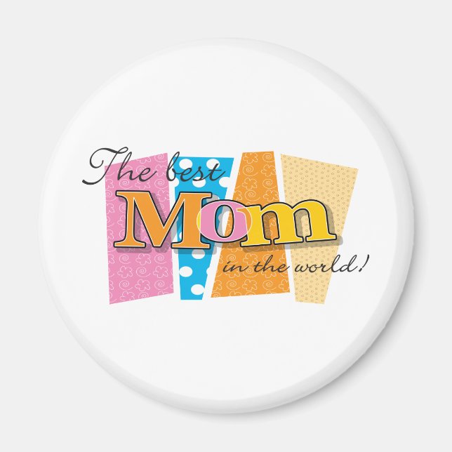 Best Mum World Magnet (Front)
