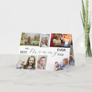 Best Mummy Ever – Mother’s Day 6-Photo Collage Card