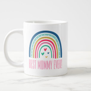 Best Mummy Ever Rainbow Large Coffee Mug