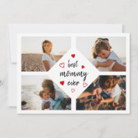Best Mummy Ever Typography 4 Photos Mother's Day