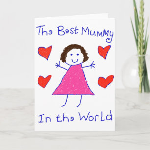 Best Mummy In The World Holiday Card