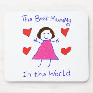 Best Mummy In The World Mouse Mat