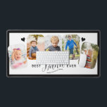 Best Nana Ever Calligraphy 5 Photo Desk Mat<br><div class="desc">This grandparent desk mat provides space for 5 photos,  allowing you to showcase favourite pictures of your grandchildren. The design features a modern style calligraphy that reads: “Best Nana Ever” and is accented with a black border. This desk mat is a perfect gift for any grandmother.</div>
