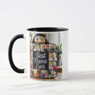 Best Nana Ever Custom Photo Collage Mug – Personal