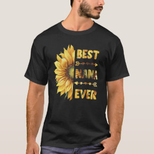 Best Nana Ever Mother's Day Sunflower Women T-Shirt