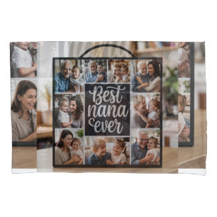 Best Nana Ever Personalised Photo Pillowcase – Cus