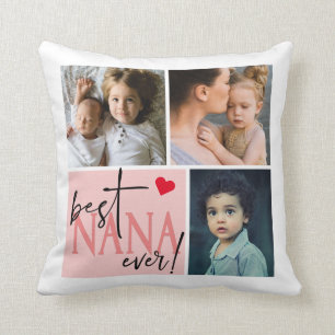 Best Nana Ever Photo Collage Cushion