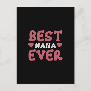 best nana ever postcard