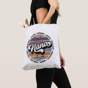 Best Nana Ever, Retro Best Nana Ever, Nana Gifts Tote Bag