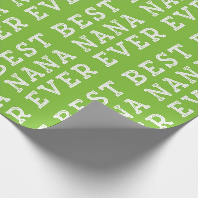 Best Nana Ever Wrapping Paper (Corner)
