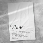 Best Nana, Grandma, Granny Definition Script Tea Towel<br><div class="desc">Personalise for your special Grandma,  Grandmother,  Granny,  Nan,  Nanny or Abuela to create a unique gift for birthdays,  Christmas,  mother's day or any day you want to show how much she means to you. A perfect way to show her how amazing she is every day. Designed by Thisisnotme©</div>
