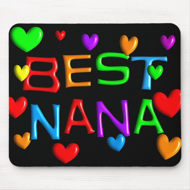 Best Nana T-Shirts & Gifts Mouse Mat (Front)