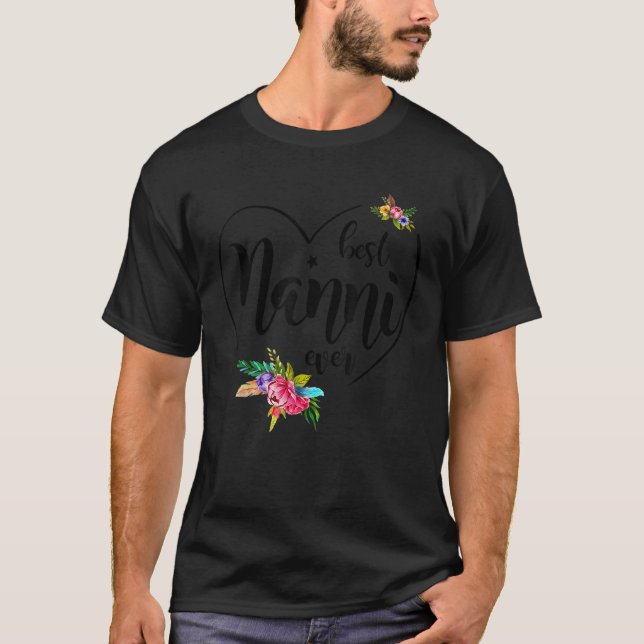 Best Nanni Ever Nanni T-Shirt (Front)