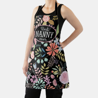 Best Nanny Ever Grandmother Apron