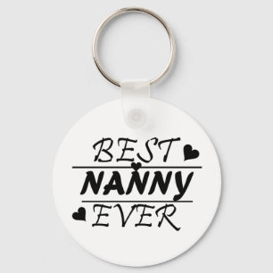 Best Nanny Ever Key Ring