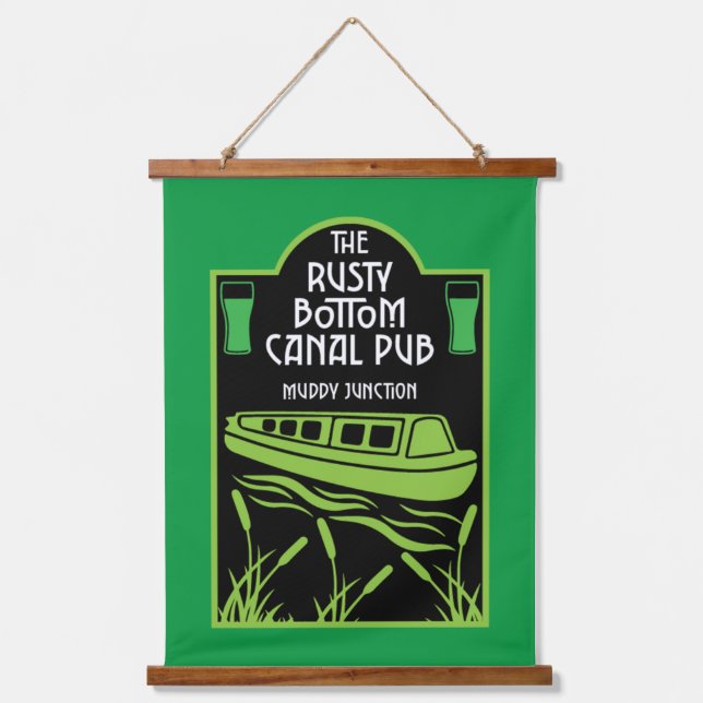 Best Narrowboat Pubs  Hanging Tapestry (Front)