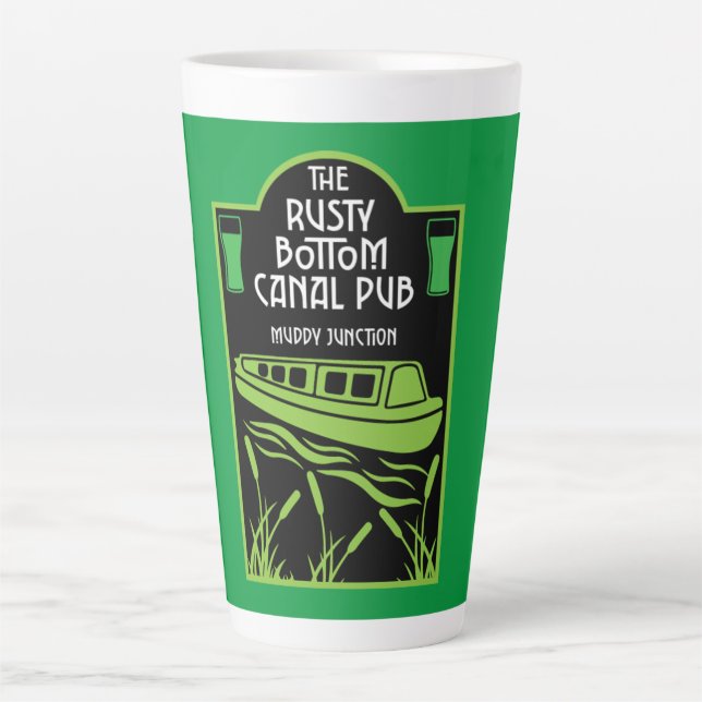Best Narrowboat Pubs  Latte Mug (Front)