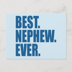 Best. Nephew. Ever. (blue) Postcard
