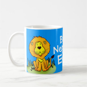 Best Nephew Ever lion blue mug