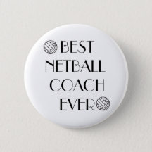 Hippowarehouse Netball Coach Badge Pin 