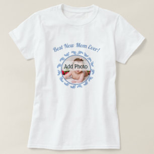 Best New Mum/Mother Family Photo baby boy T-Shirt