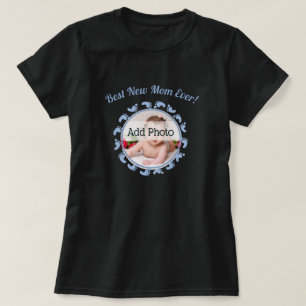 Best New Mum/Mother Family Photo baby boy T-Shirt