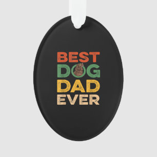 Best newfoundland dog dad ever gifts ornament