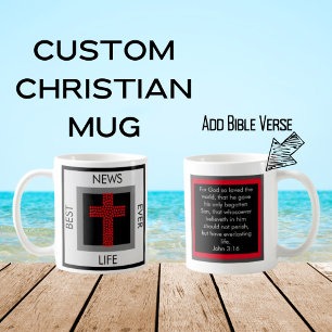 Best News Ever John 3:16 Gospel Tract  Coffee Mug
