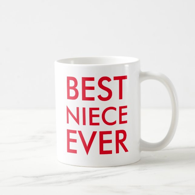 Best Niece Ever Mug Modern elegant simple (Right)