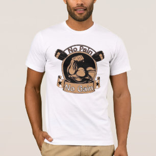 Best No Pain No Gain T-Shirt Motivational Workou