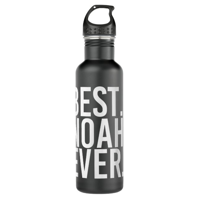 BEST. NOAH. EVER. Funny Personalised Name Joke Gif 710 Ml Water Bottle (Front)
